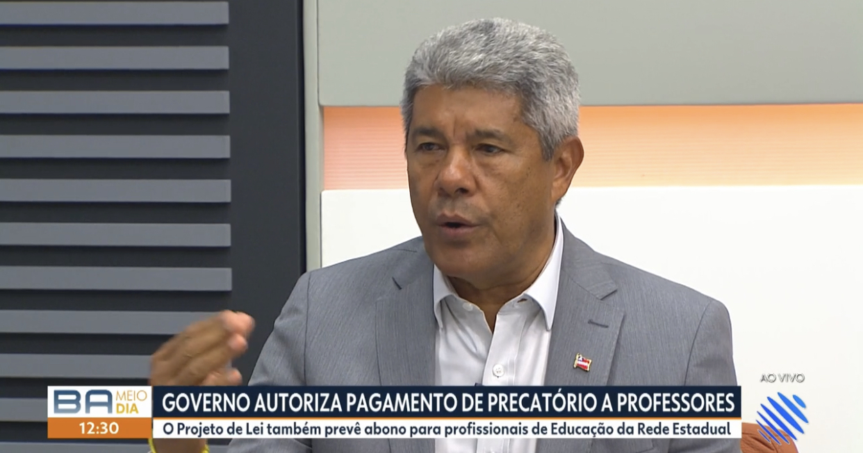 Jerônimo Rodrigues anuncia projeto de lei para pagamento de R$ 3,6 bilhões em precatórios para professores da rede estadual